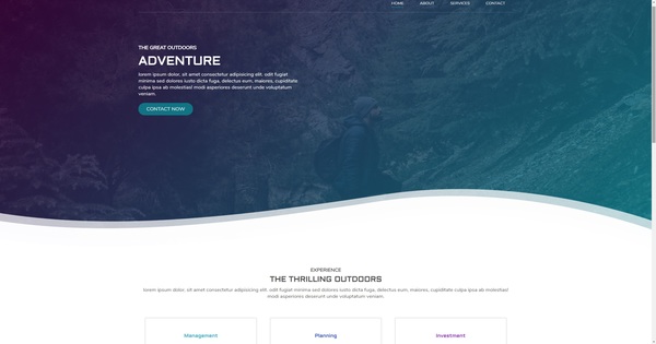 Adventure Website